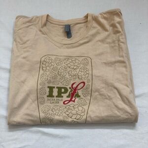 Leinenkugel's Beer T-Shirt IPA Graphic LARGE What The L Is The Difference